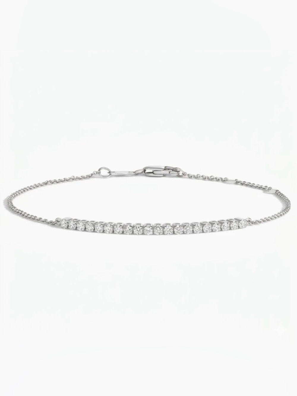 Brilliant Earth Petite Lab Grown Diamond Tennis Bracelet - 1/4 CTW Silver